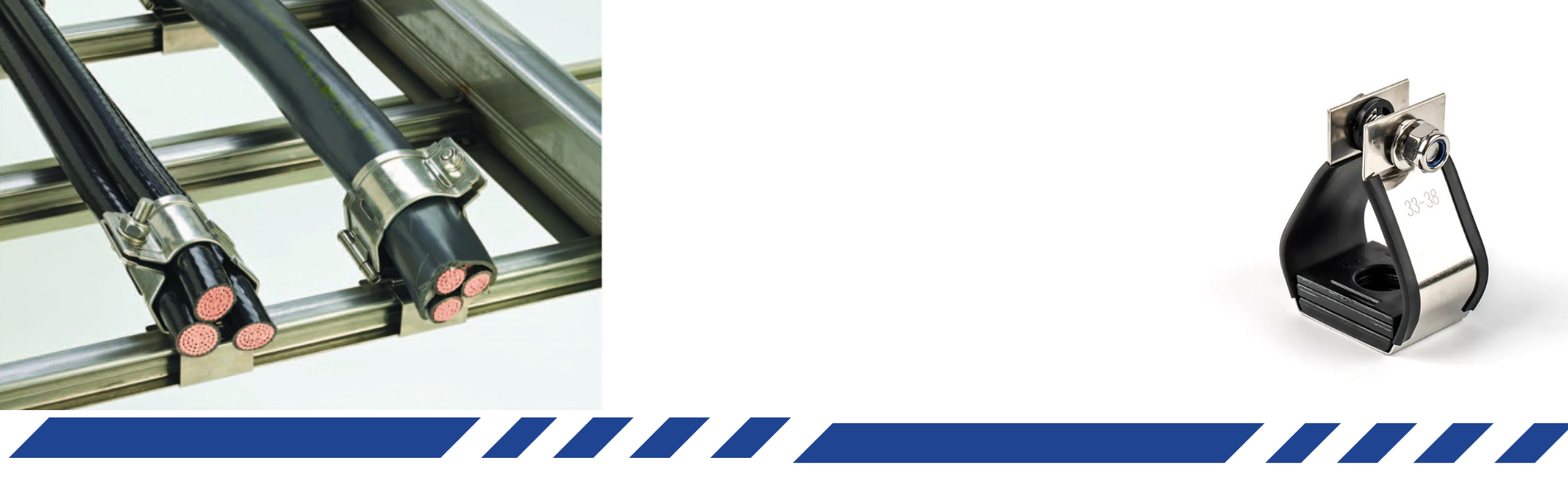 Metal Cable Cleats for Indoor & Outdoor Use – Aluminium, Epoxy Coated & 316L Stainless Steel